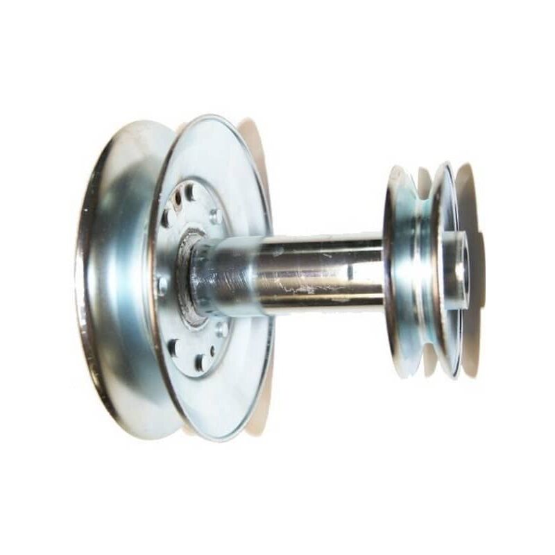 Poulie double sortie Moteur adaptable pour AYP ROPER, HUSQVARNA modèle YTH150. Remplace origine: 140186, 532 14 01-86, 532 17 54