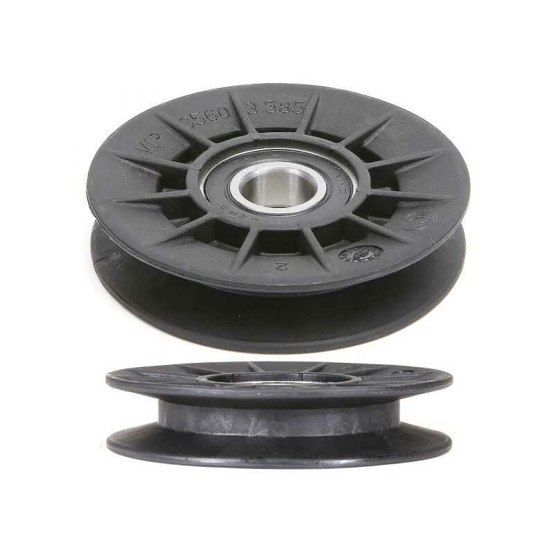 Poulie composite ø 90 mm à gorge en v VIP3560-3.585 Larg 20 mm