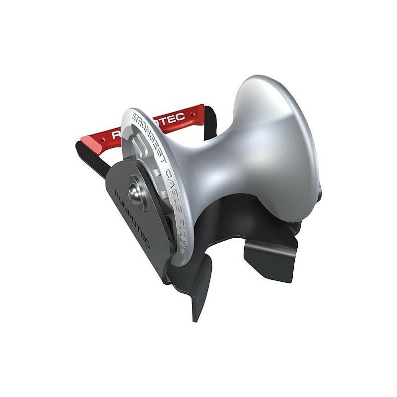 Runpotec - Poulie de cable 1 chainon, avec bord interne 2,86 kg, cable ø: 100 mm