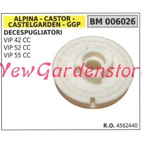 Poulie de démarrage CASTELGARDEN moteur débroussailleuse VIP 42CC 52CC 006026