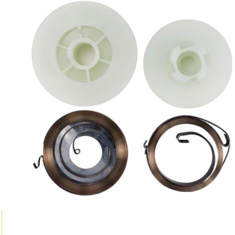 Poulie de démarrage Facile for tronçonneuse électrique, 3 pièces, avec 2 Ressorts, pièces de Rechange for tronçonneuse 4500 5200 5800 45cc 52cc 58cc