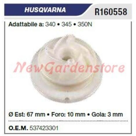 Poulie de démarrage HUSQVARNA CHAINSAW 340 345 350 350N R160558
