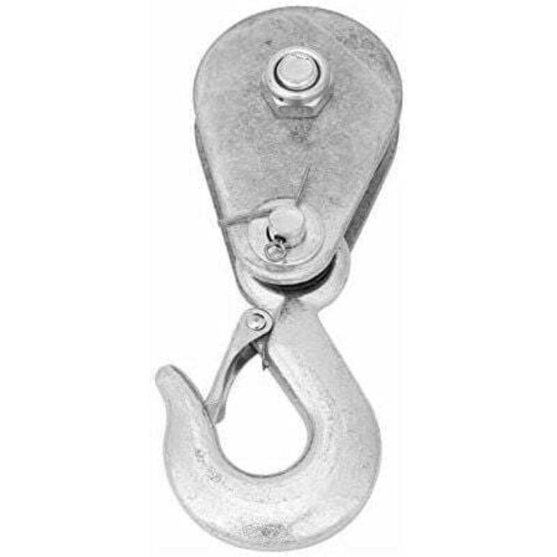 Poulie de levage avec crochet de sécurité (1 tonne)