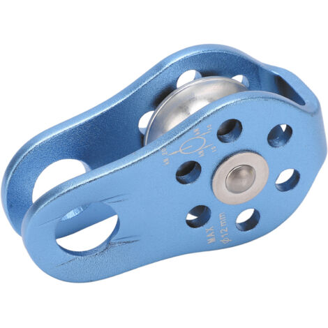 Poulie de levage fixe 20KN pour escalade, travaux en hauteur et secours - Bloc à poulie simple robuste