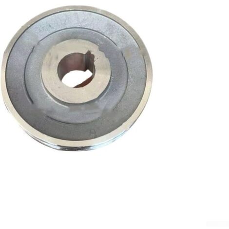 Poulie de moteur à rainure unique en aluminium de type A pour compresseur d'air, diamètre 100 mm, alésage intérieur 19 mm,  et largeur de courroie de 13 mm (97 x 19)