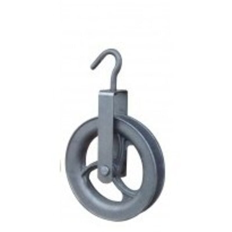 Outifrance - Poulie de puits à crochet d.18cm
