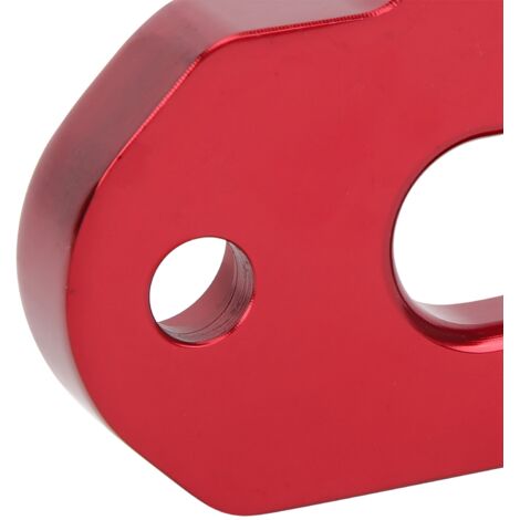 Poulie de renvoi pour treuil, modèle Hawse 124mm, charge 4000lbs, couleur rouge