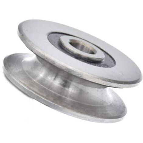 Poulie de roulement à billes avec rainure en U profonde de 8 mm, 250 kg, poulie en métal pour guide de levage, diamètre intérieur (40 x 13 mm)