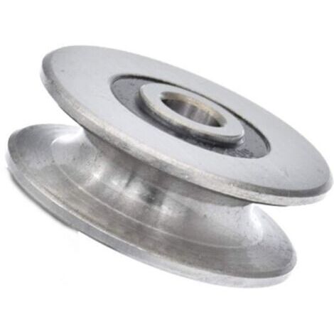 Poulie de roulement à billes en acier inoxydable avec rainure en U profonde de 8 mm, 250 kg, poulie en métal pour guide de levage, diamètre intérieur (40 x 13 mm)