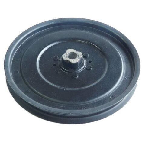Poulie de sortie de boîte pour tracteur tondeuse – Diamètre 210 mm – Compatible Bernard Loisirs et Husqvarna – Performance optimale