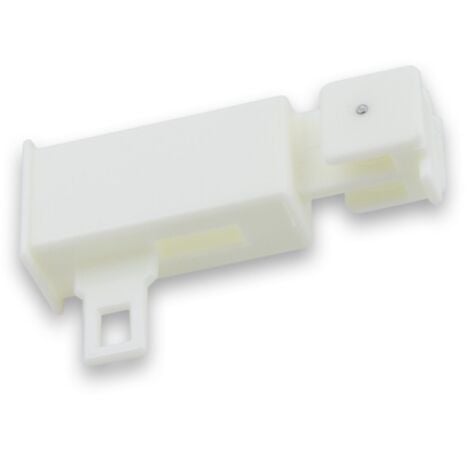 Poulie de tirage en polyamide ivoire pour tringle à rideau en profil chemin de fer 24 x 16mm Accessoire Fenêtre Store Baie vitrée Ouverture Fermeture