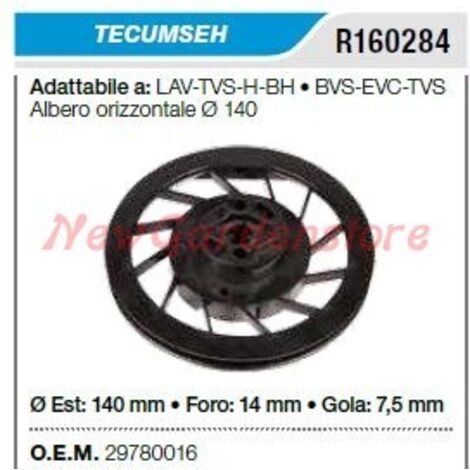 Poulie de transmission TECUMSEH tondeuse LAV TVS H BH BVS EVC R160284