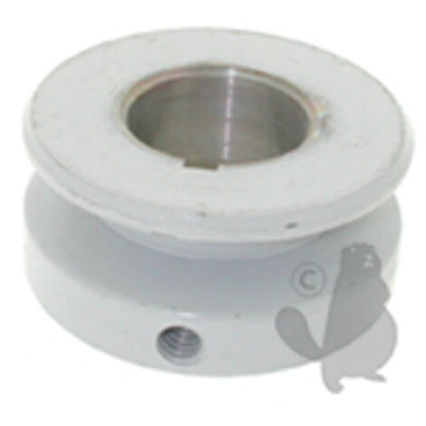 poulie de vilebrequin clavetée en acier adaptable pour snapper. remplace origine: 21707 ø: ext: 47,6mm, ø int:22,2mm clavetage :