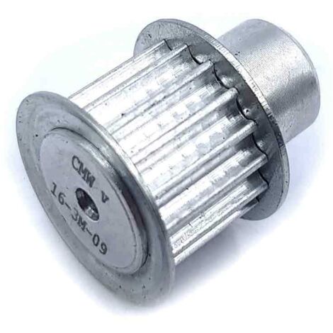 Poulie dentée moyeu plein PD3M16-9