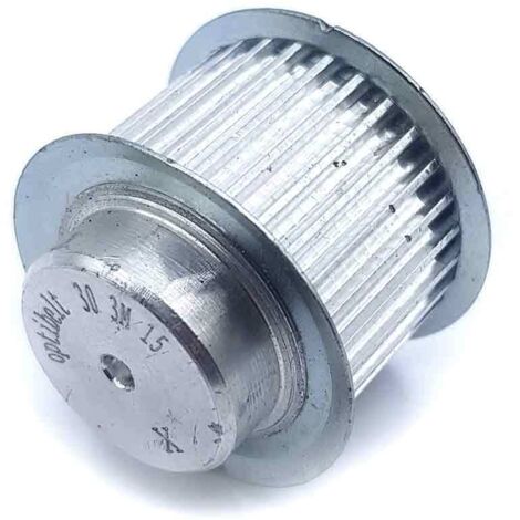 Poulie dentée moyeu plein PD3M30-15