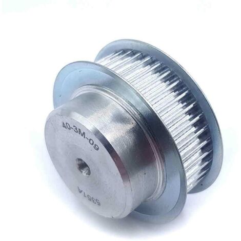 Poulie dentée moyeu plein PD3M40-9