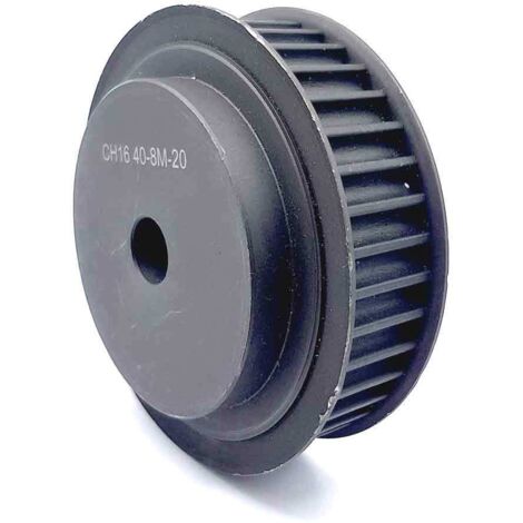 Poulie dentée moyeu plein PD8M40-20