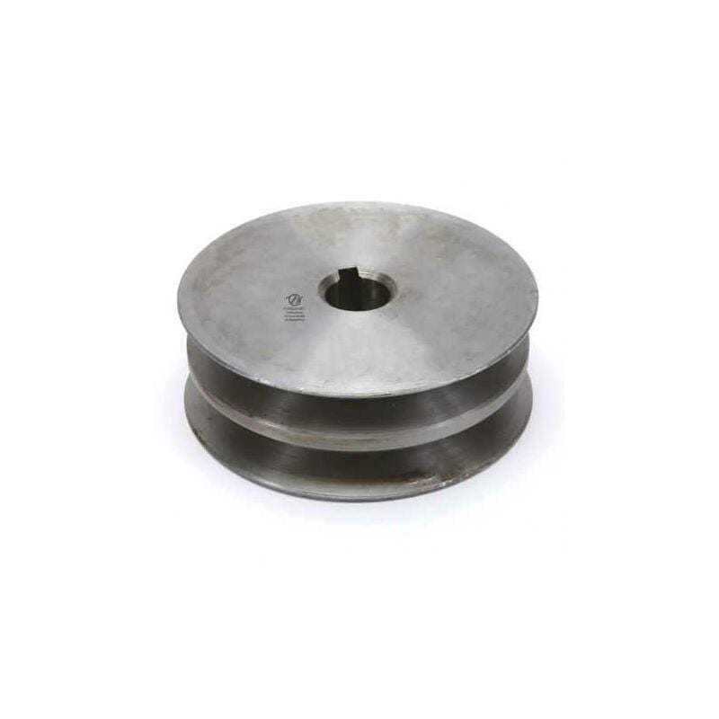 Poulie double pour Bobcat/Ramsomes gorge en v. n° 38232. ø 87 mm. Largeur 32 mm