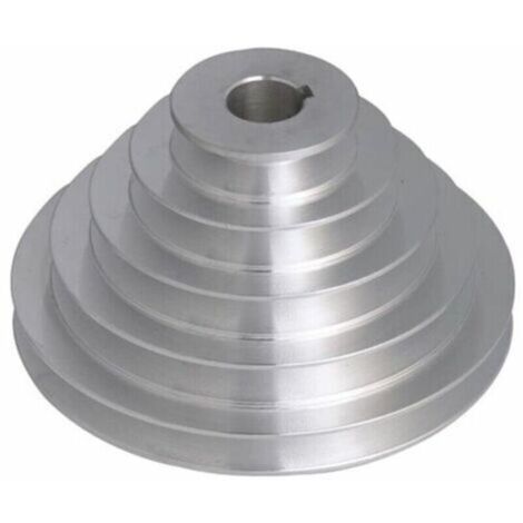 Poulie en aluminium à 5 plis - 19 mm ID, 54-150 mm OD pour courroies de distribution à courroie trapézodale de type A A
