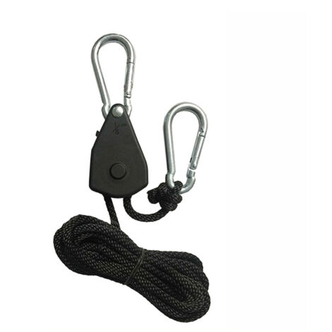 Poulie en métal, roue en plastique, lampe de tente, cordon de suspension, quincaillerie, outils, accessoires d'éclairage