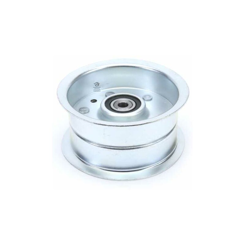 Poulie gorge plate acier avec roulement renforcé. ø 102 mm. Diamètre rebord 120 mm