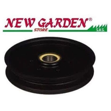 Poulie guide courroie rainure plate tracteur de pelouse UNIVERSAL 138 mm