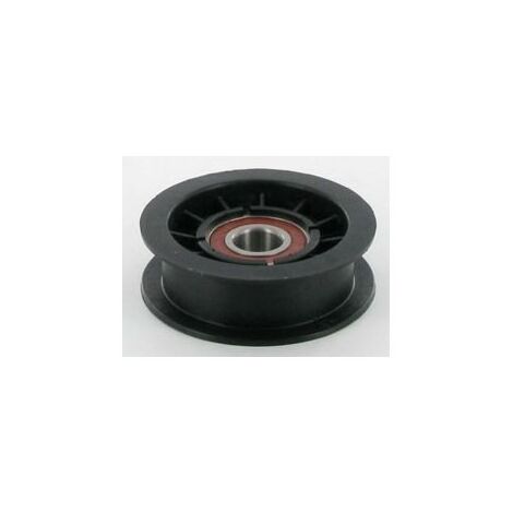 Poulie guide de courroie tracteur pelouse – Dimensions 16.9mm x 85.50mm x 25.4mm – Compatible tondeuses GGP, Castelgarden, STIGA - 91179MA