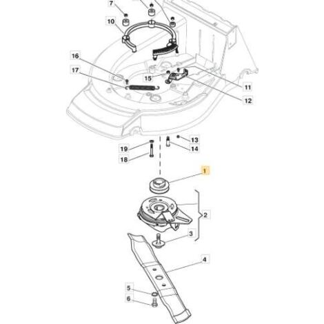 POULIE MOTEUR HONDA TRACTION x NP53 B ORIGINAL STIGA - 122601923/0