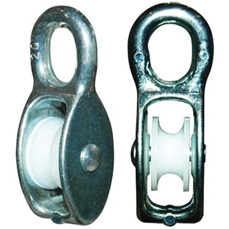 HBS - Poulie Nr.4981 Galv. 30mm 1 oeillet