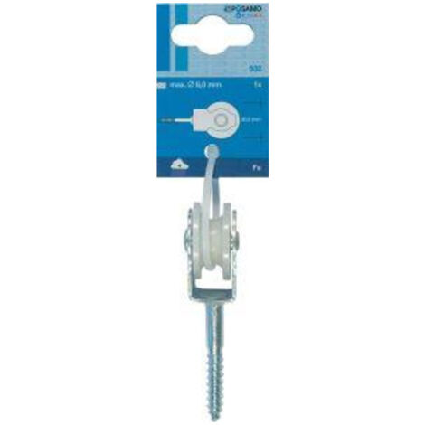 Poulie oiseau pour corde 8 mm a 1pcs
