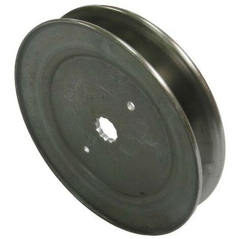 Poulie palier lame tondeuse AYP 42-50cm – Diamètre 127mm, axe dentelé 12 dents – Compatible Bernard Loisirs et Husqvarna