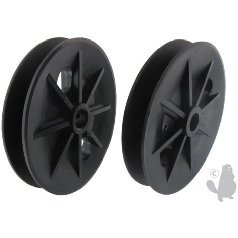 Poulie Pour Boitier De Transmission Hayter, Mtd. ø 100mm. Remplace Origine 411019, 756-1055.