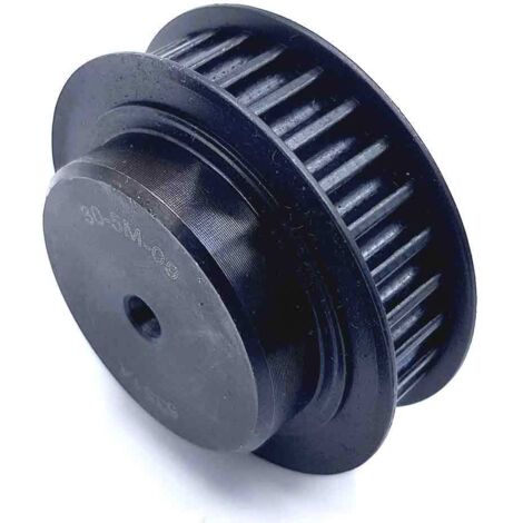 Poulie pour courroie crantée en Acier 30 dents , pas de 5mm, alésage 20mm ( Prix pour 1 )