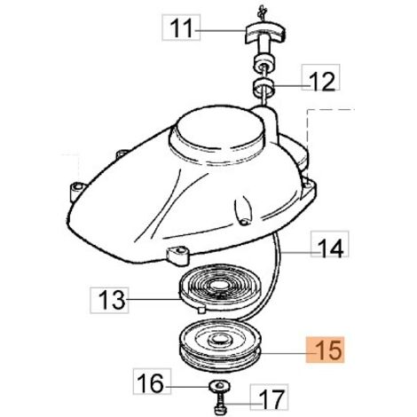 Poulie pour taille-haie modèles HT27 HT26S HC260XP 58040019BR OLEOMAC