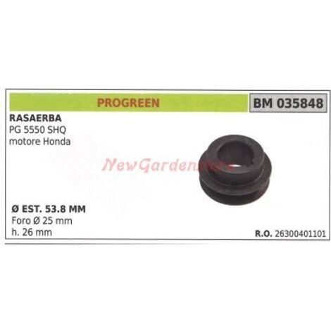 Poulie pour tondeuse à gazon PG 5550 SHQ PROGREEN 035848