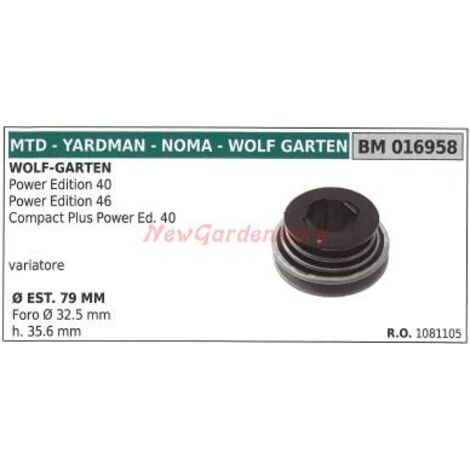 Poulie pour tracteur de pelouse tondeuse power edition 40 46 MTD 016958