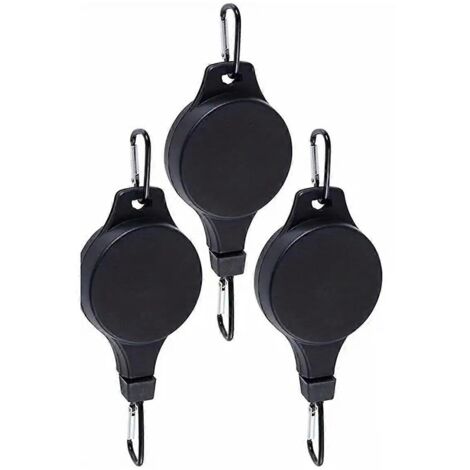 Poulie réglable pour suspension de plantes - Roue rétractable pour plantes suspendues