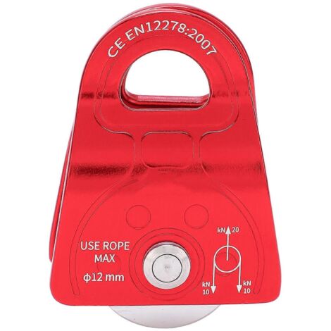 Poulie simple à plaque latérale 2024Camnal en aluminium aéronautique antidérapant pour équipements sportifs