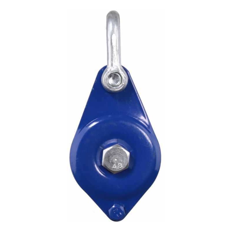 Poulie simple en acier inoxydable - Retour du câble de levage guidé en U pour les usines, les mines, l'agriculture, les installations énergétiques,