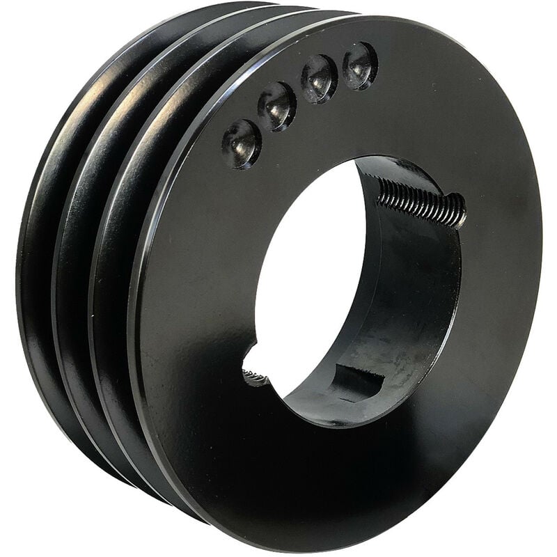 Poulie Spa 3 Gorges Dp 100mm Pour Moyeu Type 1610