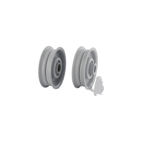 Poulie Tendeur à Gorge Plate Avec Rebords En Acier.ø: Ext:53,98mm, ø: Int:9,53mm.