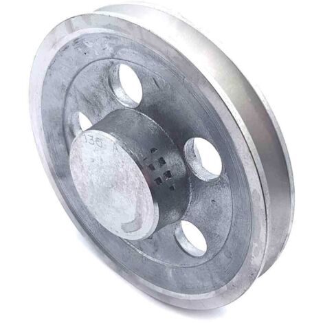Poulie trapézoïdale aluminium moyeu plein SPA130/1ALU