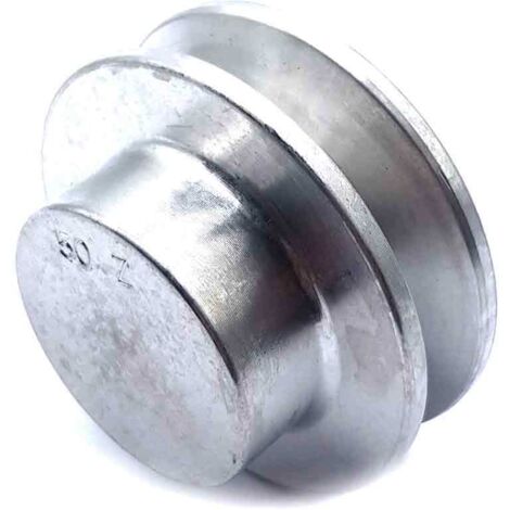Poulie trapézoïdale aluminium moyeu plein SPZ50/1ALU