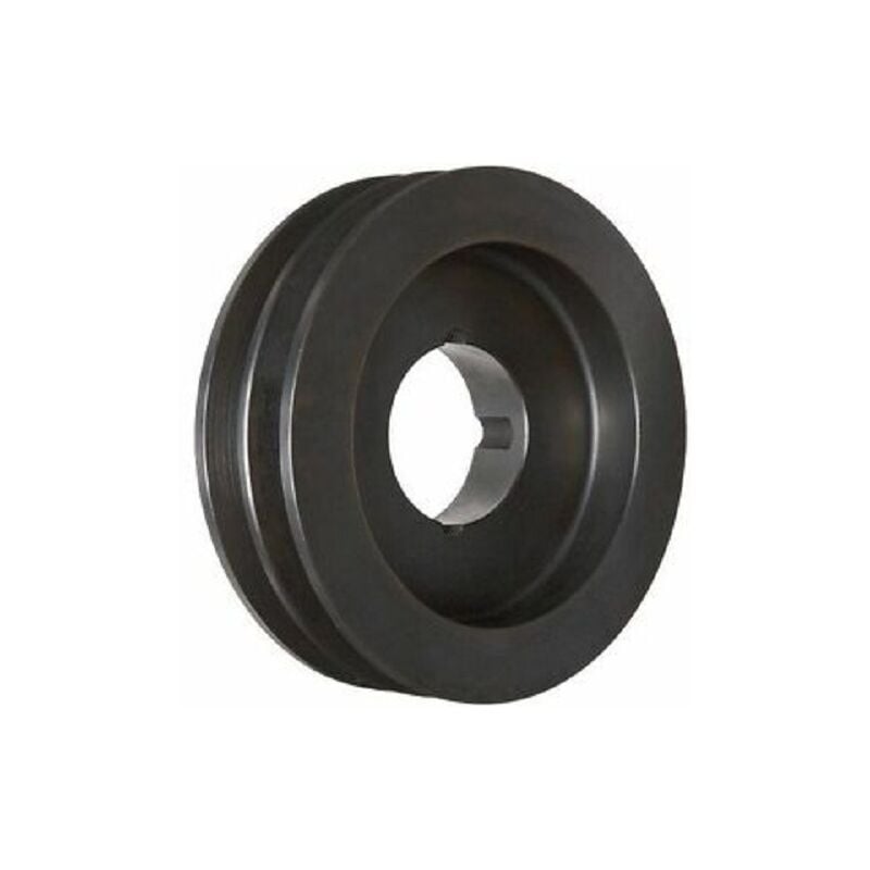 Poulie courroie trapezoidale en Fonte 2 dents , alésage 42mm ( Prix pour 1 )