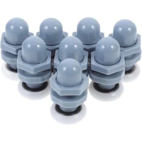 poulies de porte de douche coulissante en plastique de 20 mm