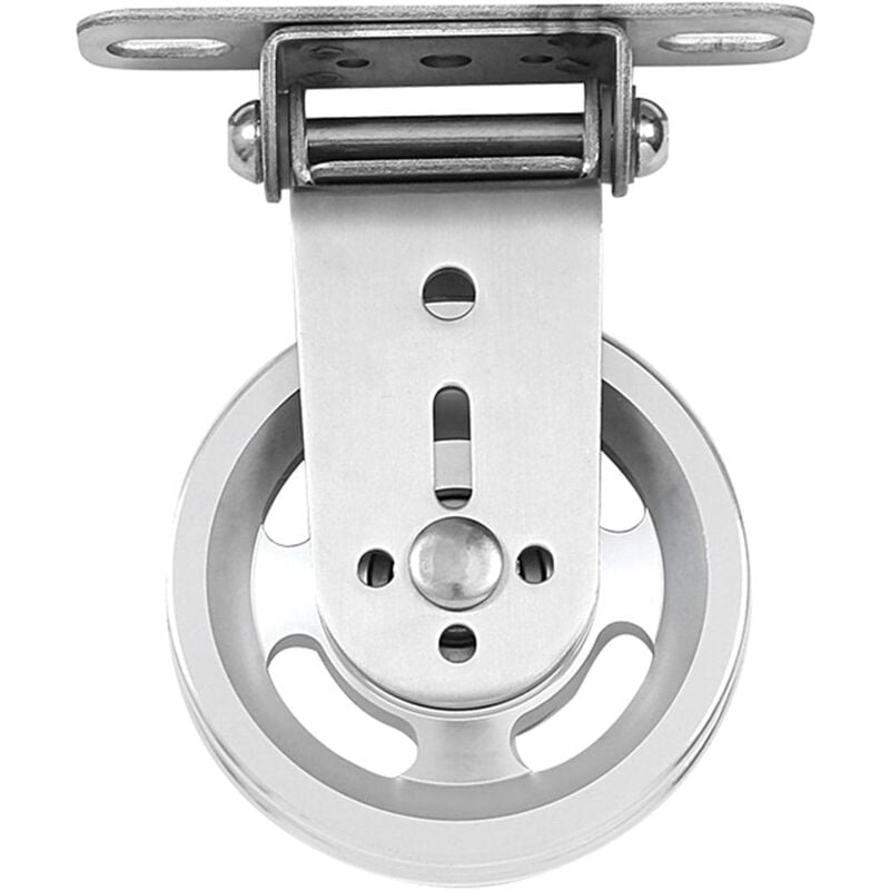 Poulies mécaniques,Poulie Simple pour Montage au Plafond de quincaillerie Robuste Roue de Traction à roulement pivotant muet Robuste pour Le système