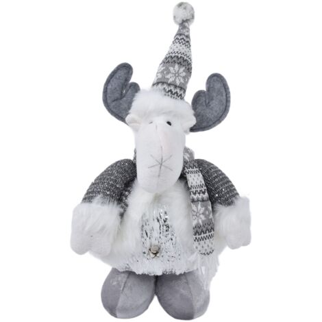 Poupée d'élan de noël rétractable, ornement en Polyester, cadeau de Festival, décoration pour enfants.