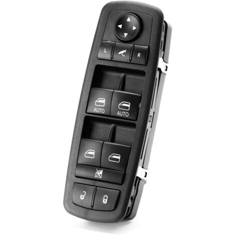 Pour 2014, 2015, 2016, 2017 et 2018 Grand Cherokee, commutateur de vitre cté conducteur, bouton de verrouillage de la porte avant gauche pour Grand Cherokee 68184803AA, 68184803AB(avec rétroviseur ra