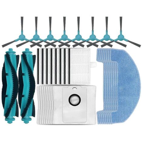 Pour 2499 Ultra Home Titanium Advanced / Atvel R80 Brosse principale, lingettes de balai, filtre HEPA et sacs à poussière