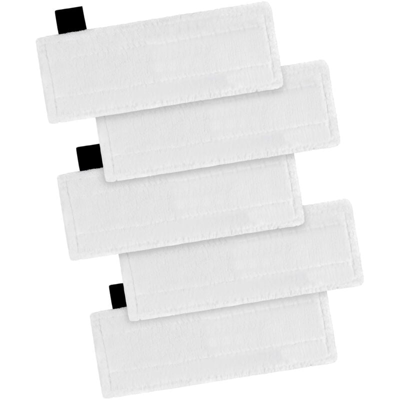 Pour 5Pcs Lingettes pour Kärcher SC2 SC3 SC4 SC5 Accessoires Lavette Nettoyeur Vapeur Serpillières Bonnettes compatible avec Karcher Vapeur Easyfix